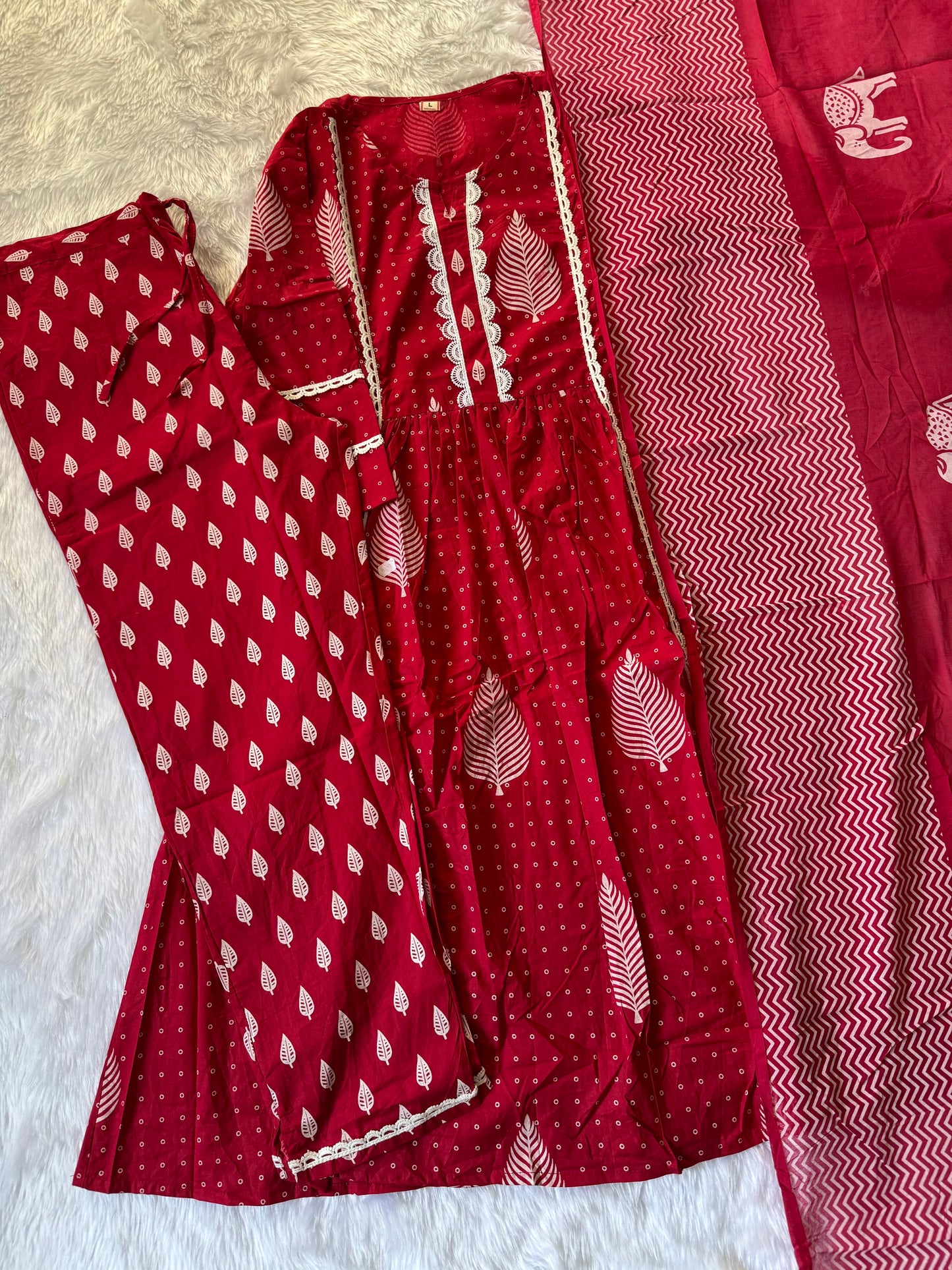 MD-142 A-line Kurti set