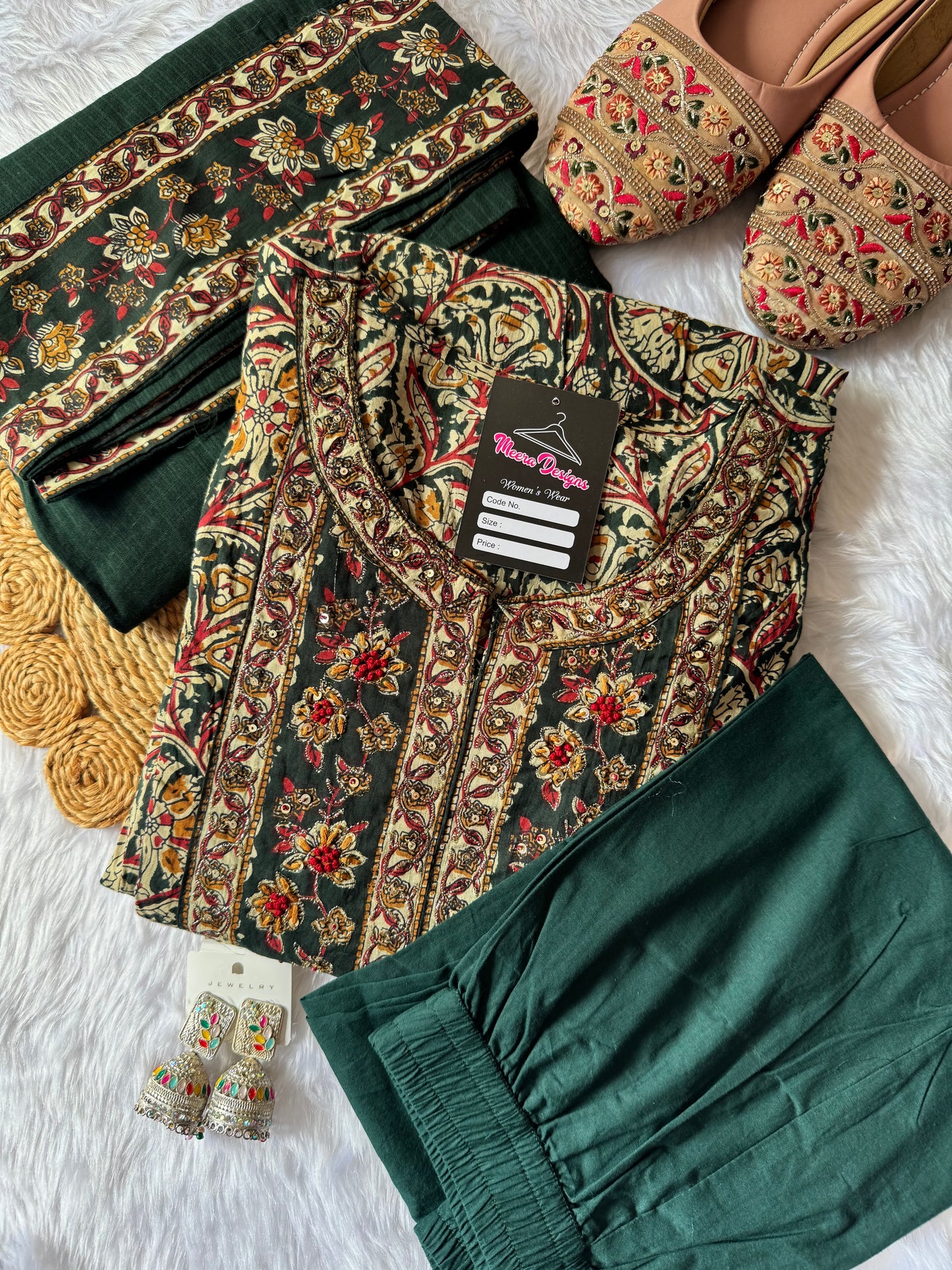 MD-106 pure jaipuri cotton anarkali