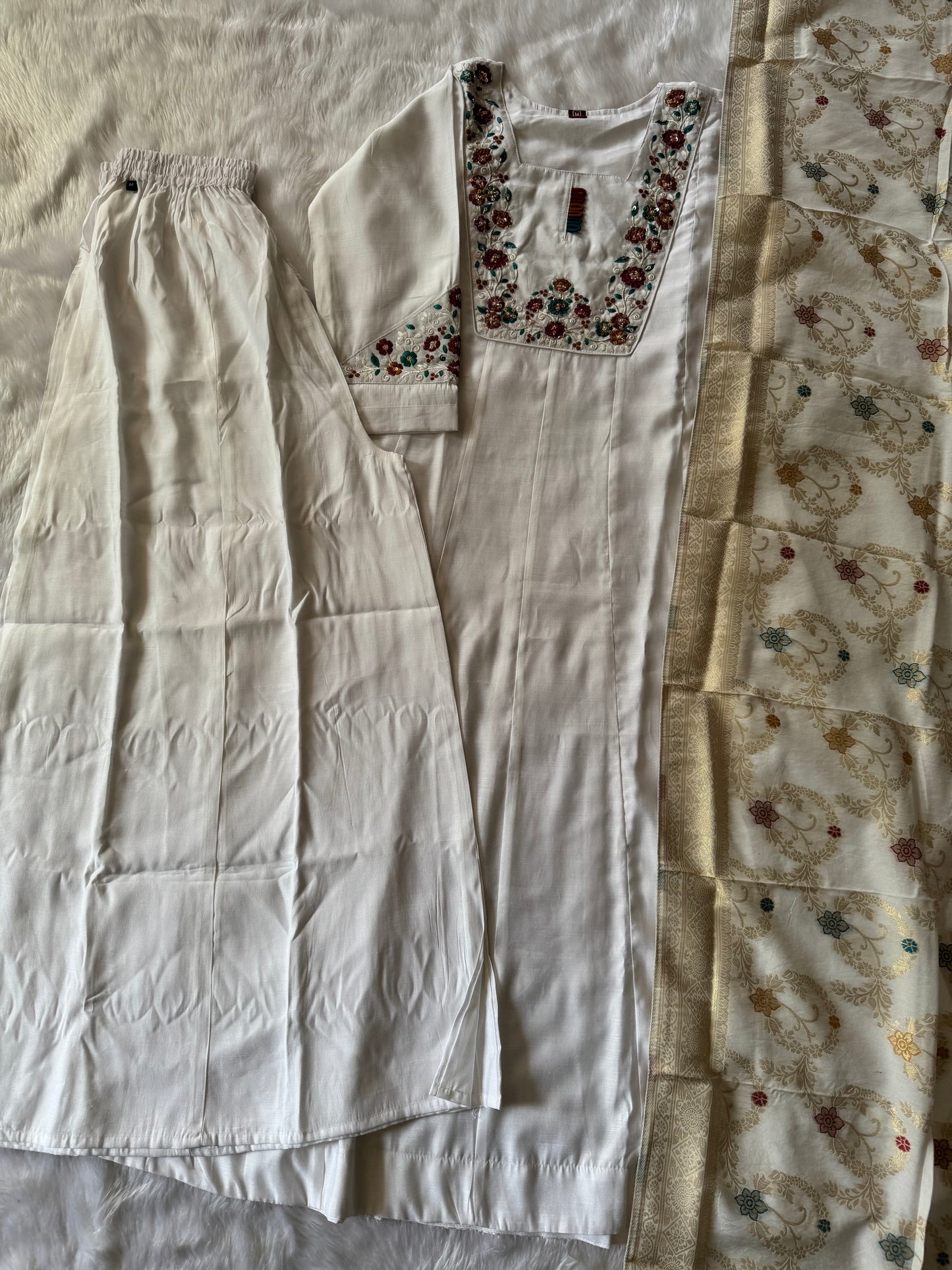 Code :- 102 Pure romen silk classic article with hend work