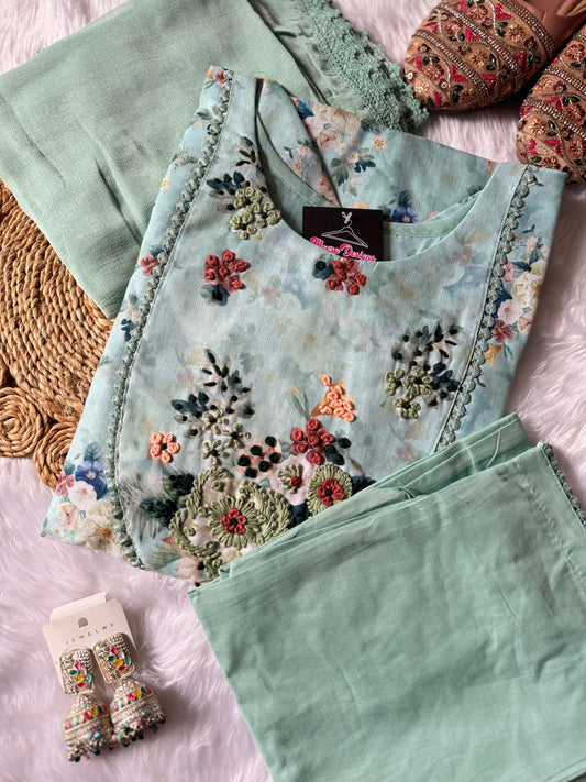 MD-120 presening super soft chanderi mix cotton design