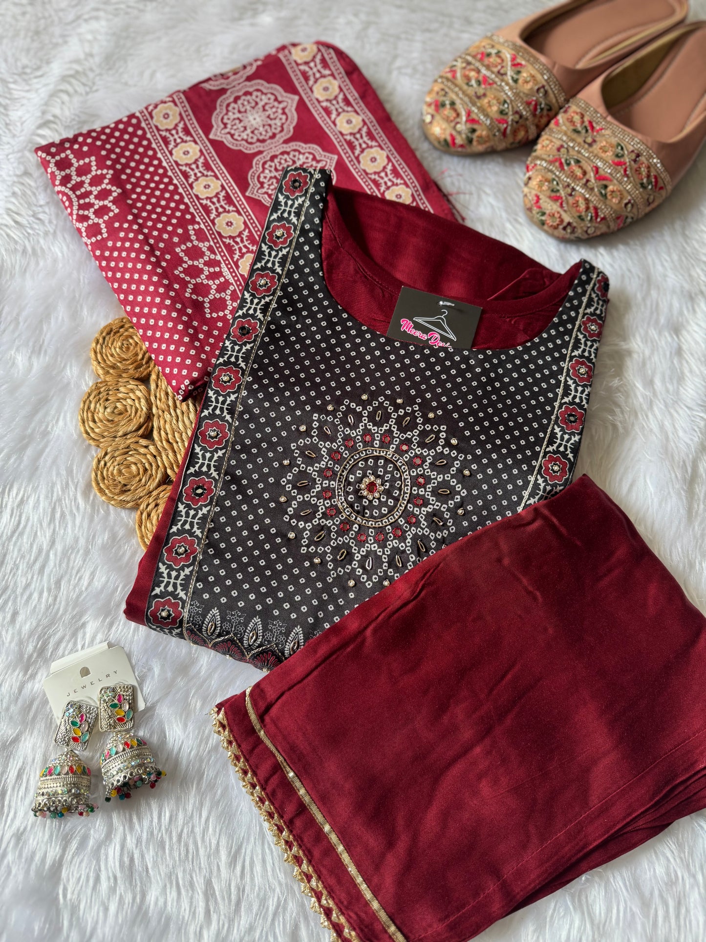 MD-169 pure gaji silk article with hend work