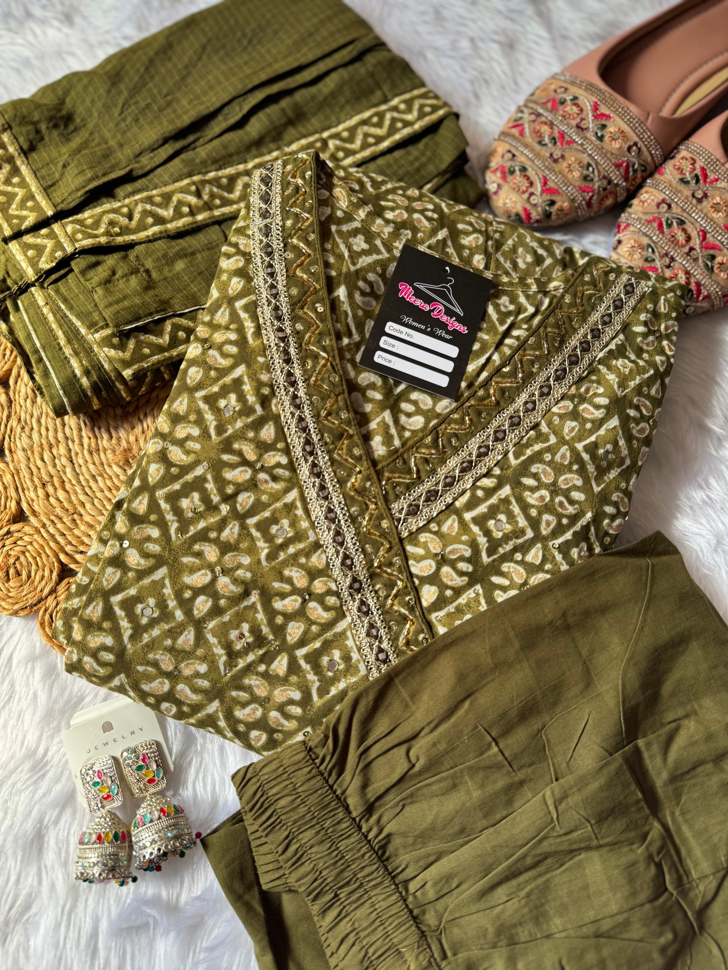 MD- 103 pure jaipuri cotton anarkali