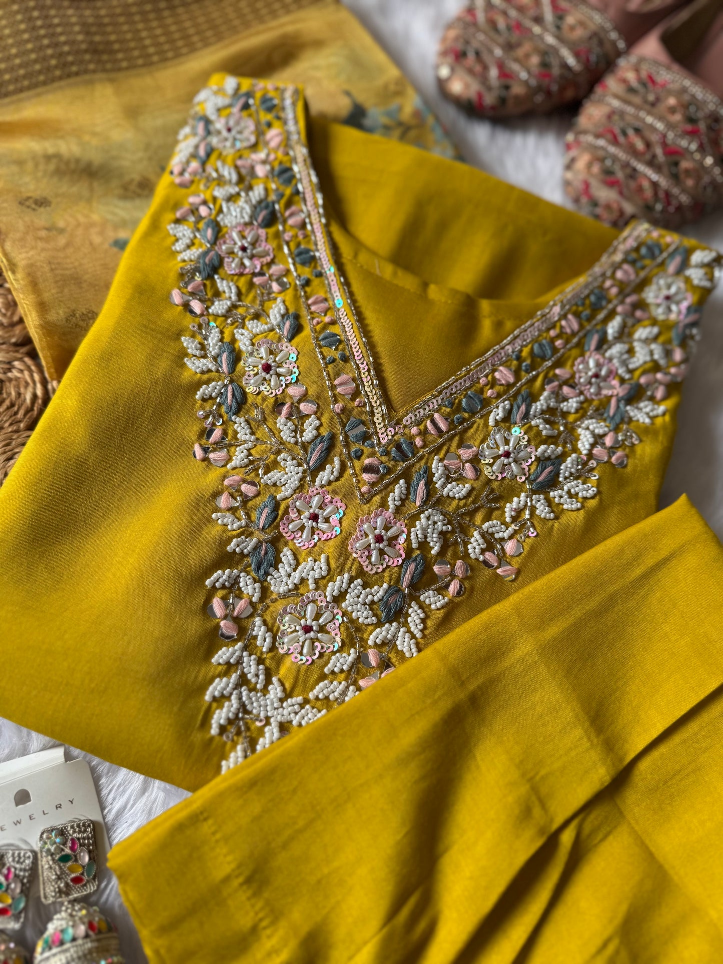 MD-168 super adorable design with heavy hend work
