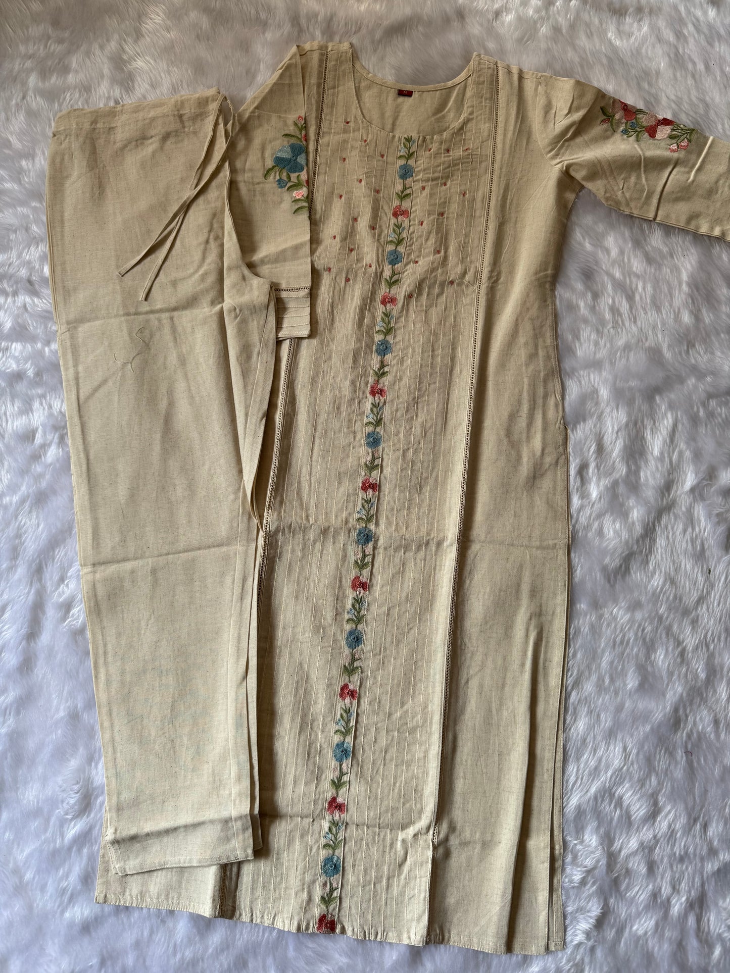 MD-111 pure khadi cotton 2 pcs set
