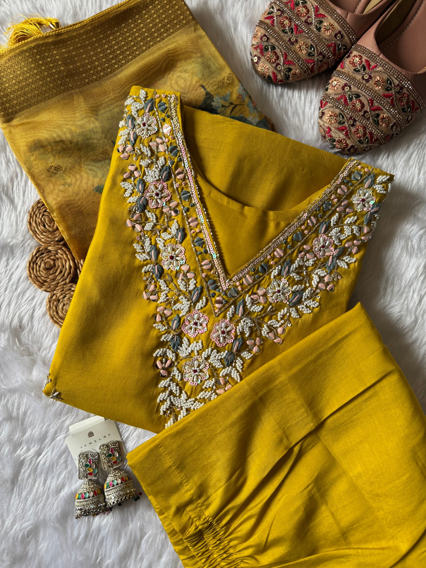 MD-168 super adorable design with heavy hend work