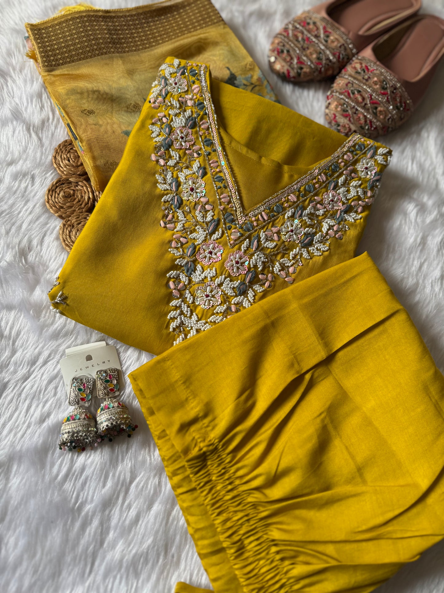 MD-168 super adorable design with heavy hend work