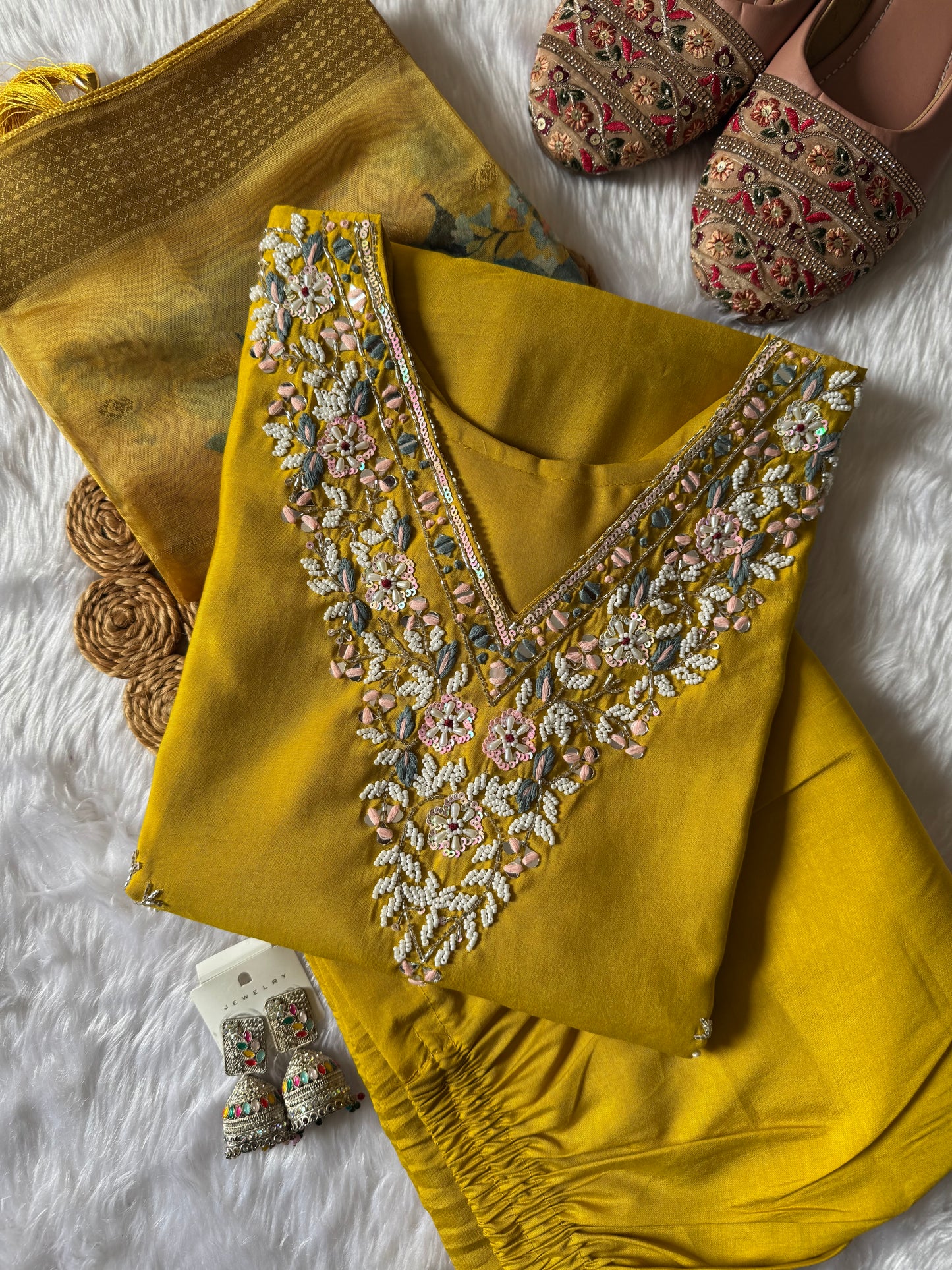 MD-168 super adorable design with heavy hend work