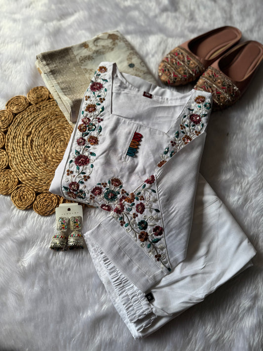 Code :- 102  Pure romen silk classic article with hend work