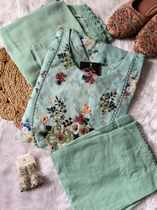 MD-120 presening super soft chanderi mix cotton design