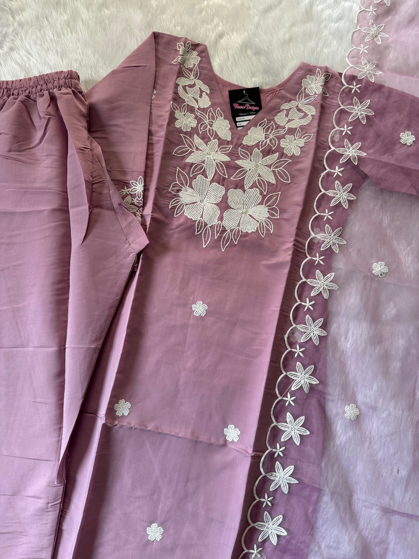 MD-116 Pink lemon article with original thread work