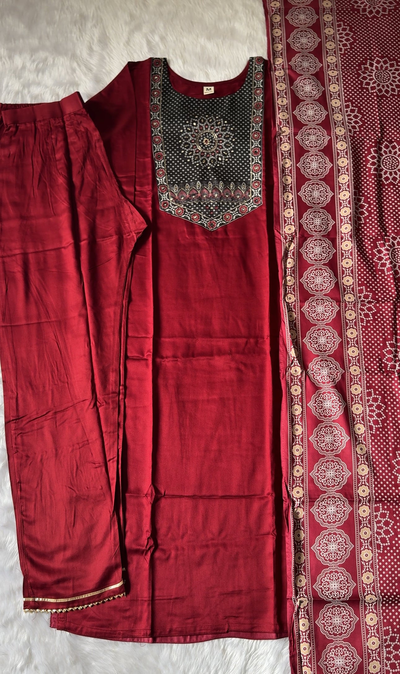 MD-169 pure gaji silk article with hend work