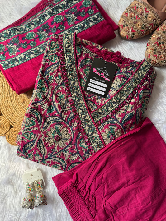 MD-110 pure jaipuri cotton anarkali