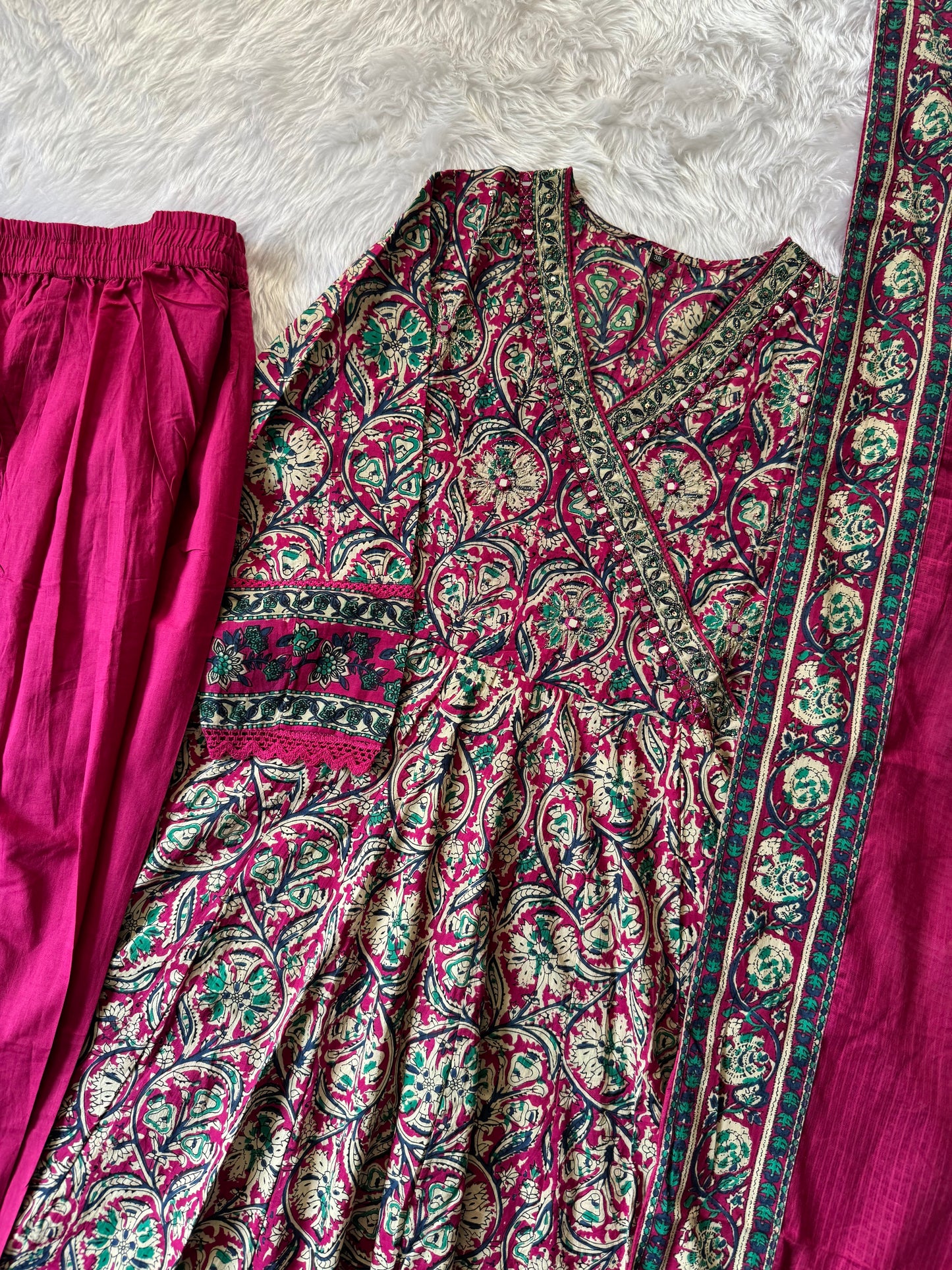 MD-110 pure jaipuri cotton anarkali