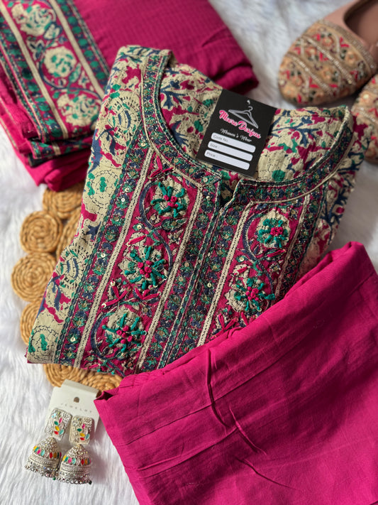 MD-122 pure jaipuri cotton anarkali