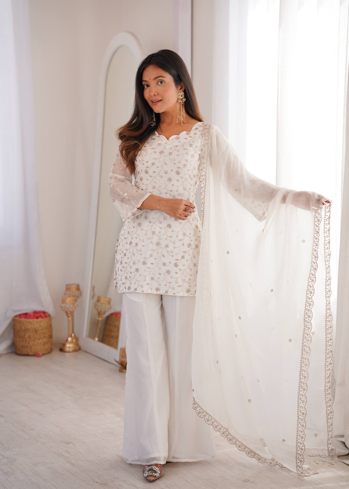 MD-264 That is a stunning ensemble! The grape hue is incredibly regal. Here are a few caption options depending on the vibe you want for your post: