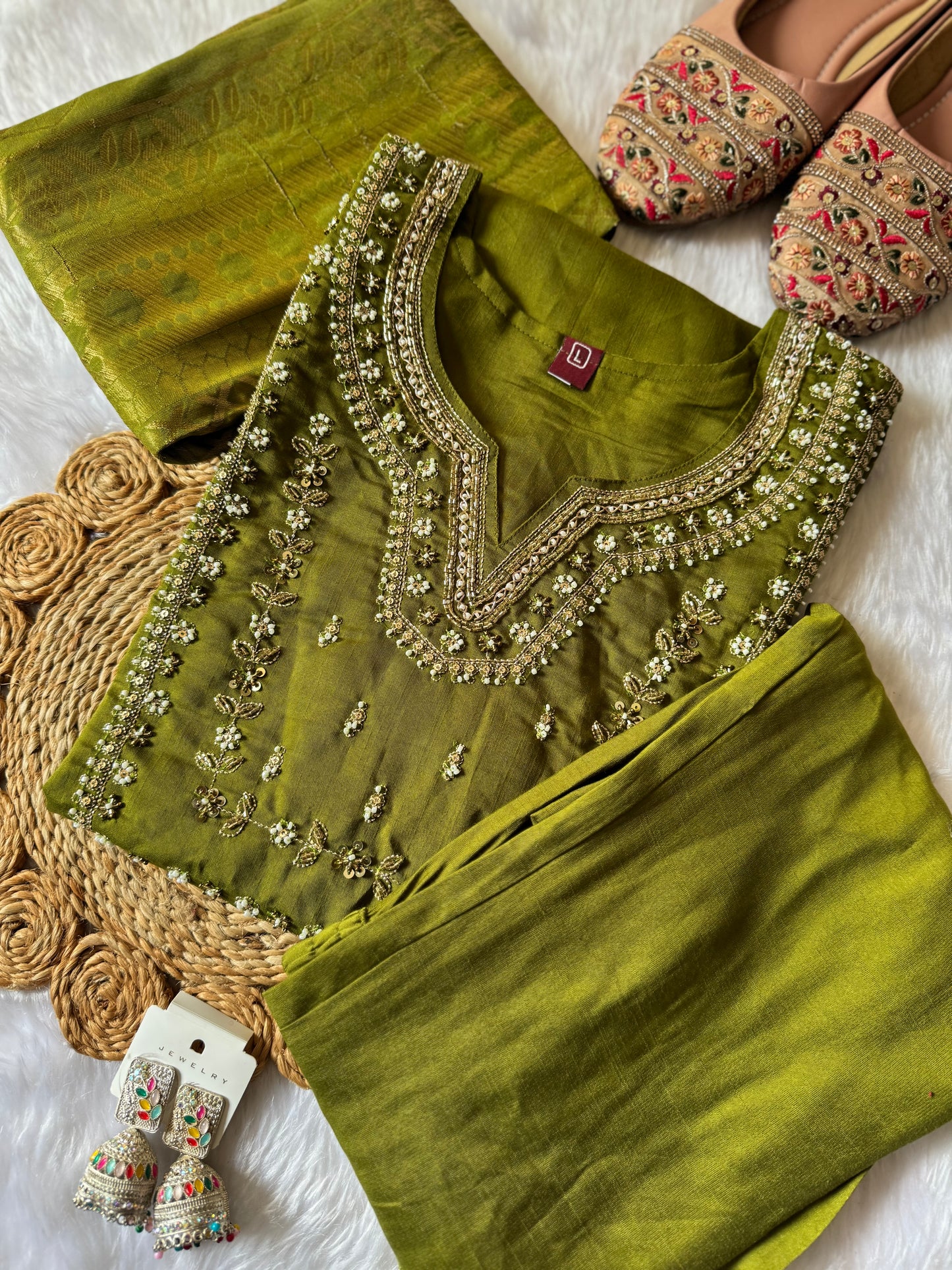 MD-129 Roman silk design with pure banarasi dupatta