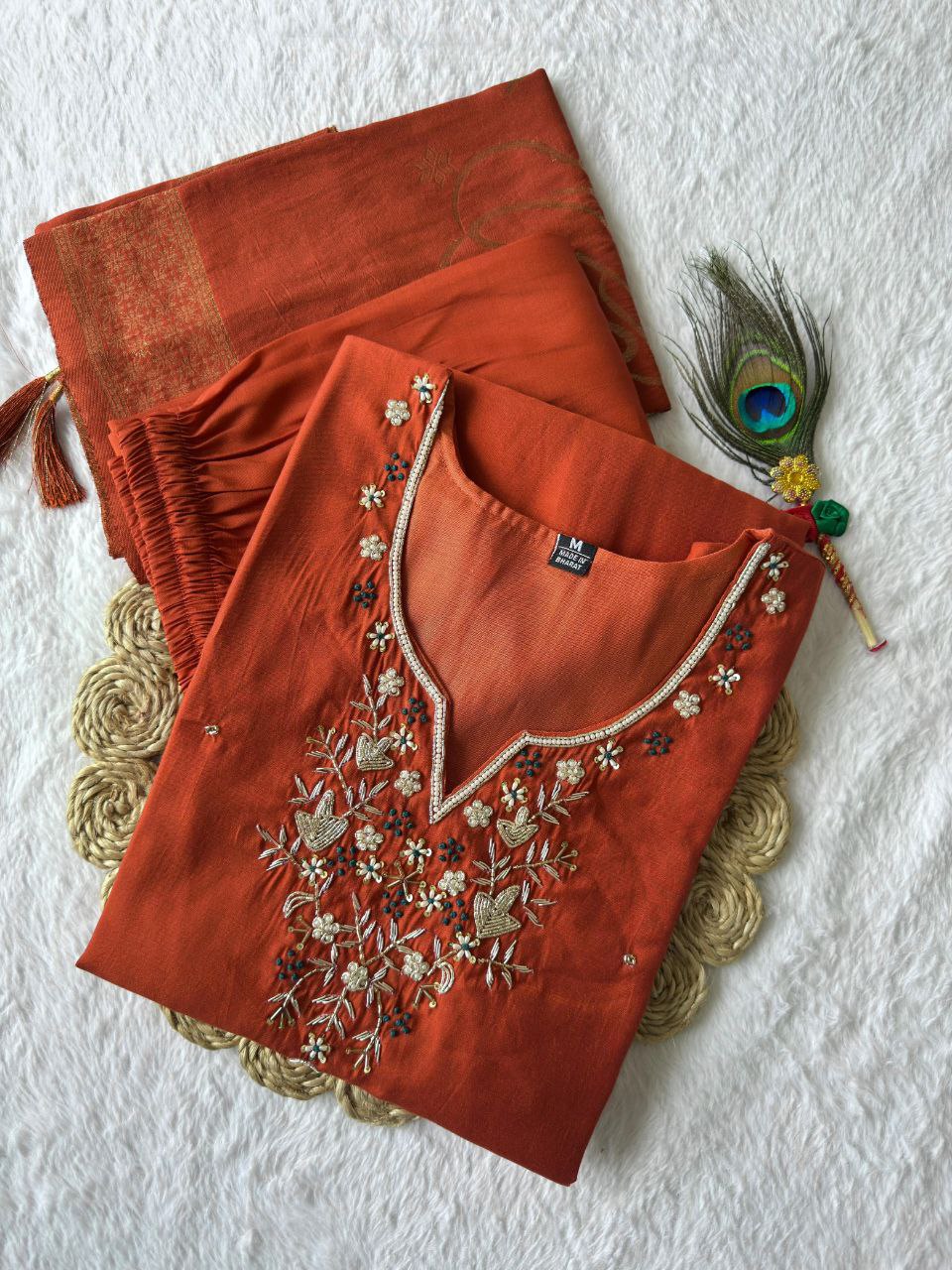 MD-238 For a wedding suite in this beautiful rust-orange or burnt sienna shade, you want titles that evoke warmth, celebration, and "haldi-to-wedding" transitions🧡💥💫